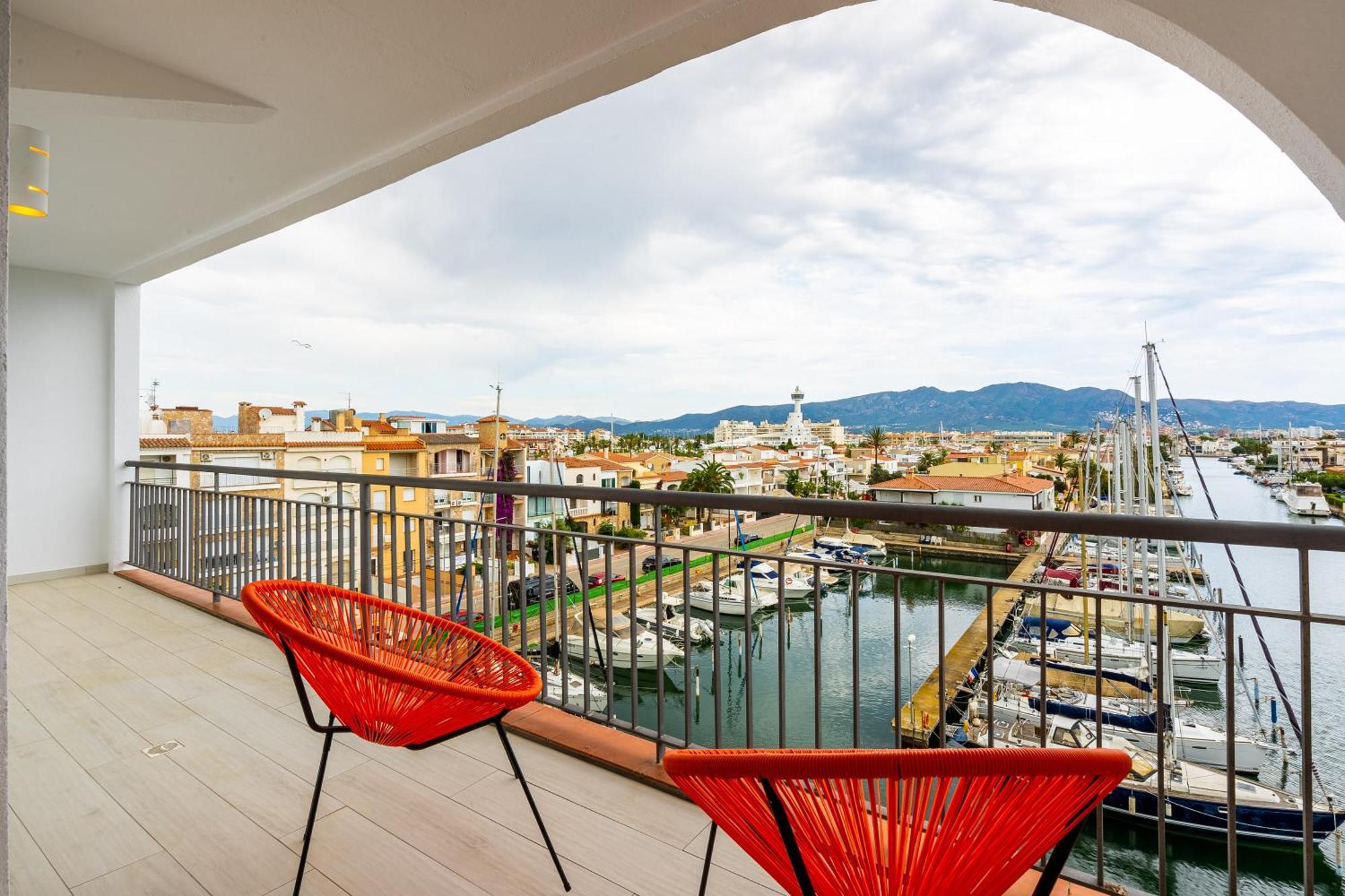 Apartamento Frente Al Canal Con Terraza Ampuriabrava Exterior foto